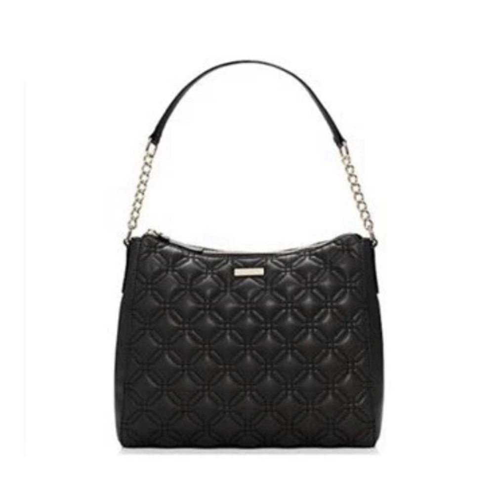 Kate Spade. AURELIA QULITED LEATHER SHOULDER BAG?